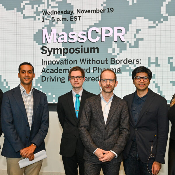 Group photo of session speakers from the 2025 MassCPR symposium.